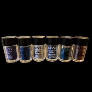 NYX Face and Body Glitter Lot of 6